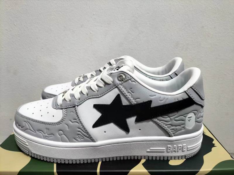 BAPE STA #4 Leather Low-Top Sneakers (EU 36-46)